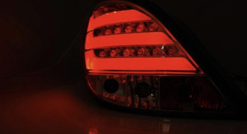 Paire de feux arriere Peugeot 207 LED BAR fume