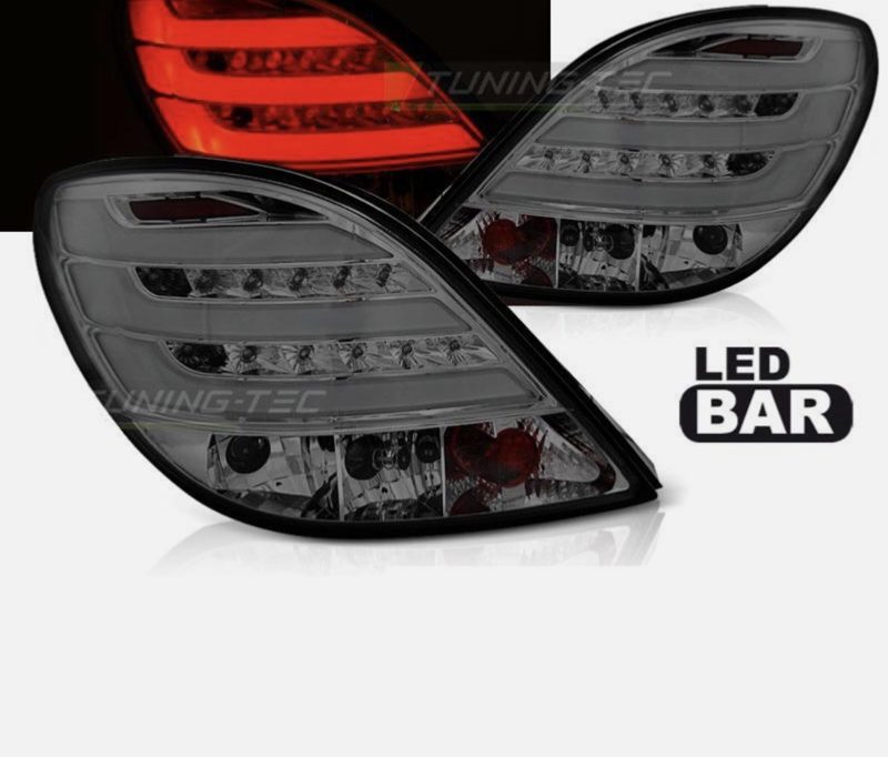 Paire de feux arriere Peugeot 207 LED BAR fume